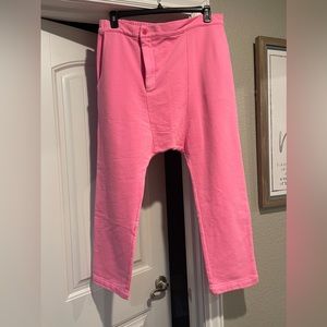 Free People x Sandrine Rose harem joggers pink